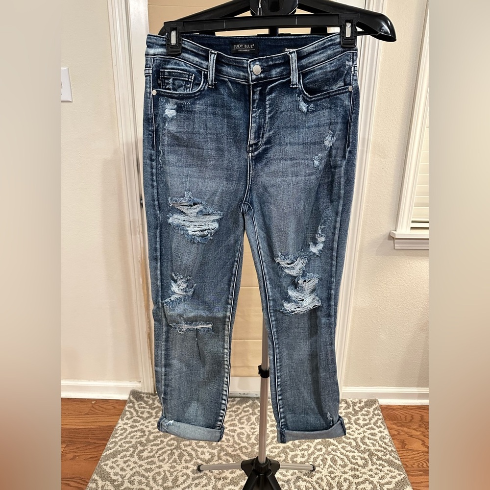 Judy Blue Denim Distressed Women Jeans